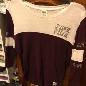 PINK shirt 3/4 sleeves